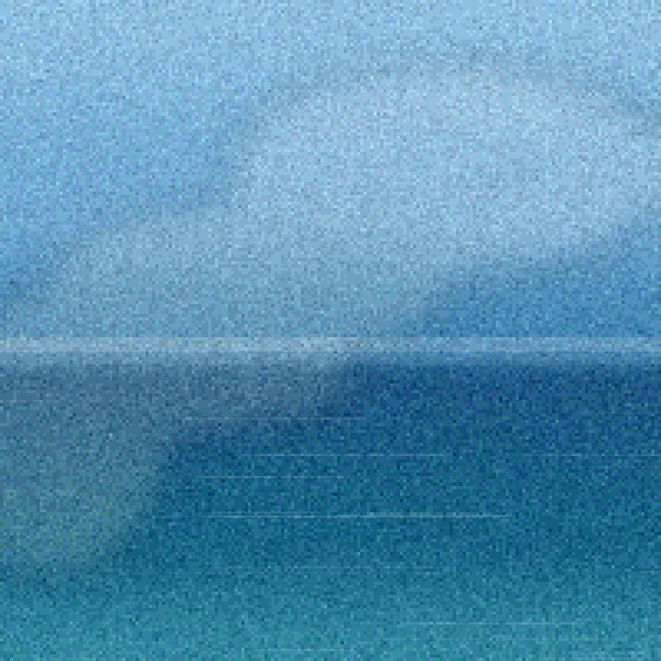 Morning ocean from a balcony